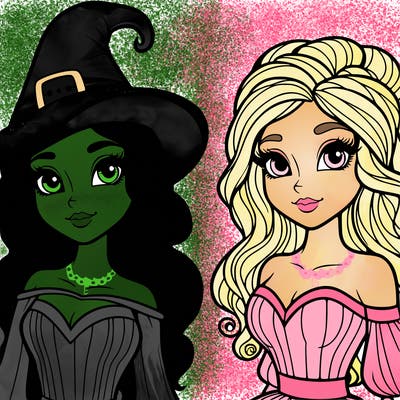 elphaba and glinda