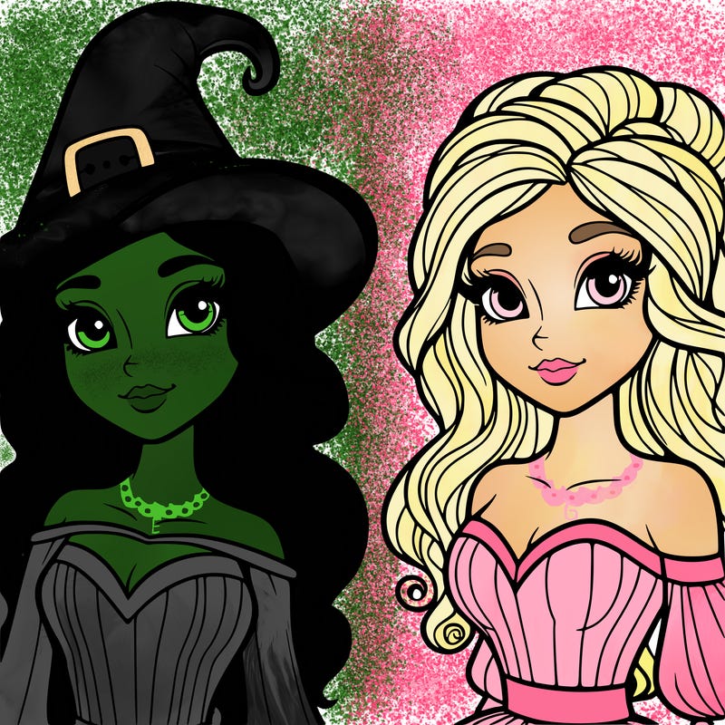 elphaba and glinda