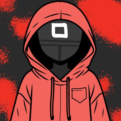 faceless girl in hoodie