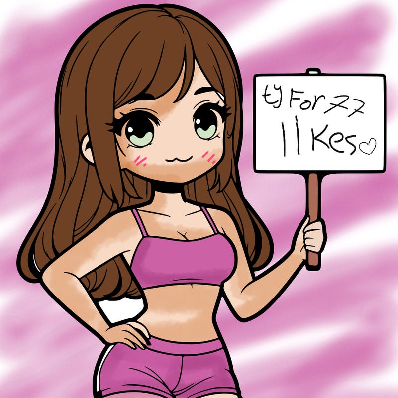 girl in a cute crop top holding a blank sign