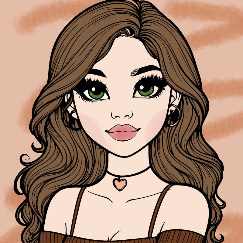 realistic pretty girl