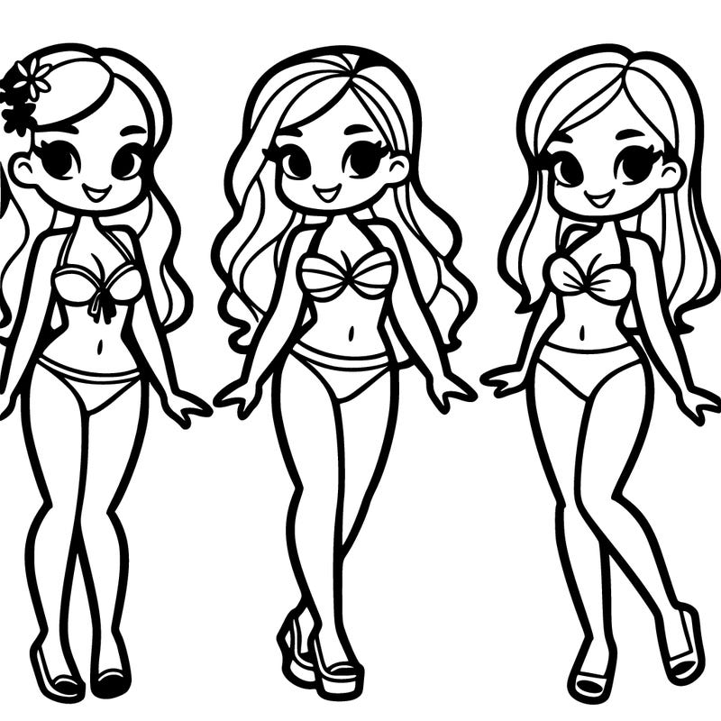 girls in swimsuits