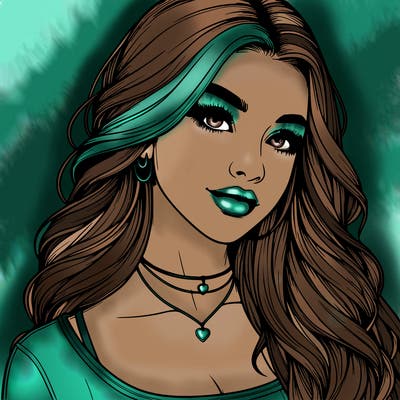 detailed realistic girl