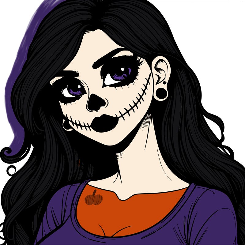 realistic girlcreepy halloween