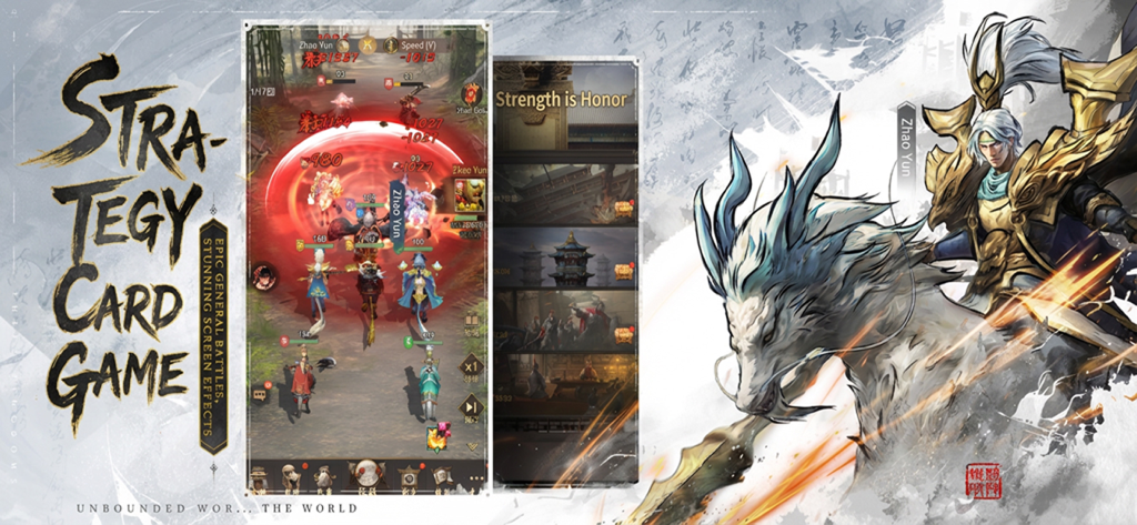 Alchemy and Vault - Interface de combat stratégique de jeu de cartes et illustration de personnage fantastique d'Alchimie et Coffre.