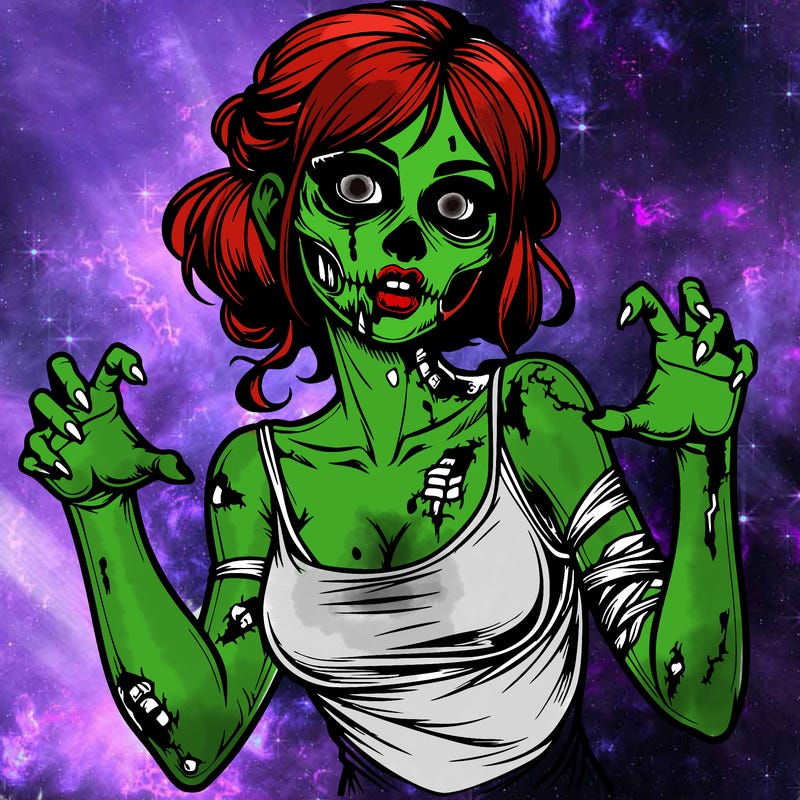 realistic zombie girl