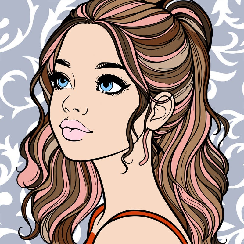 beautiful realistic girl