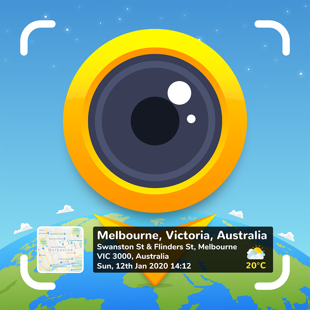 GPS Map Camera : Geo Photos - Photo & Video App | MWM