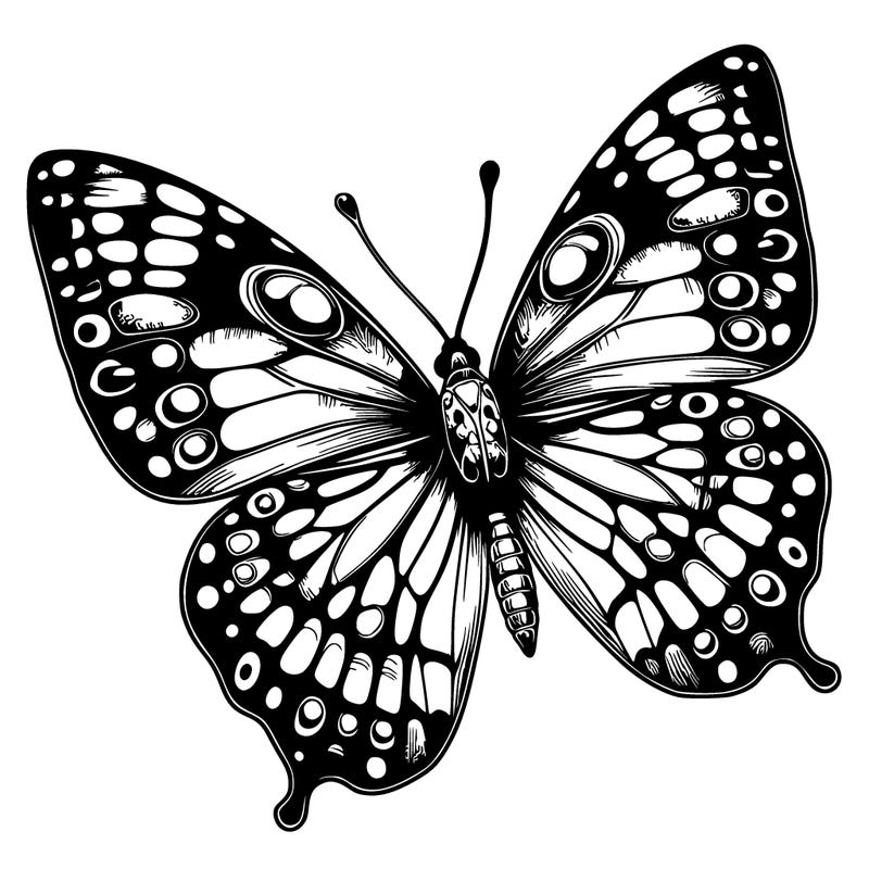 realistic butterflies