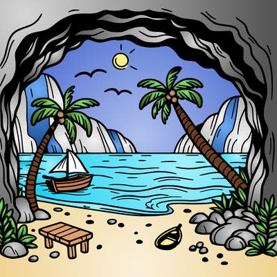 beach cave