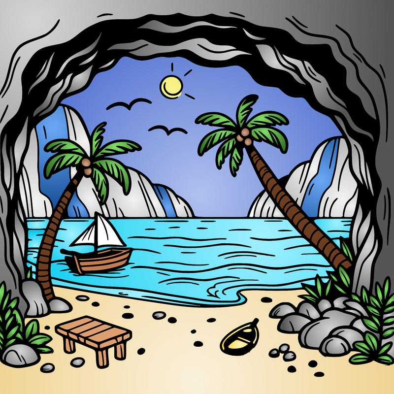 beach cave