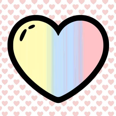 a blank heart