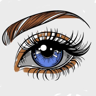 a beautiful eye