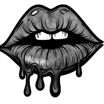 lips that look realistic and drip