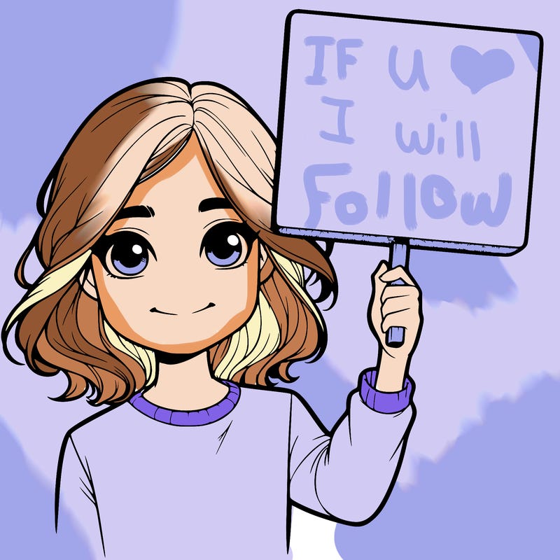 realistic girl holding up a sign