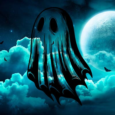 realistic creepy ghost