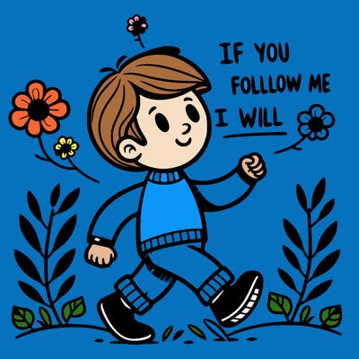 if you follow me i will follow you