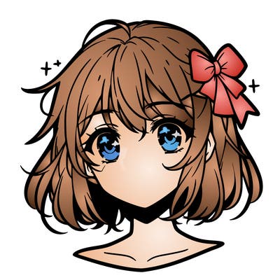 anime girl face
