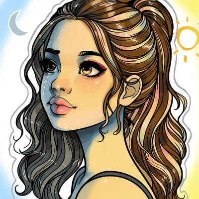 beautiful realistic girl