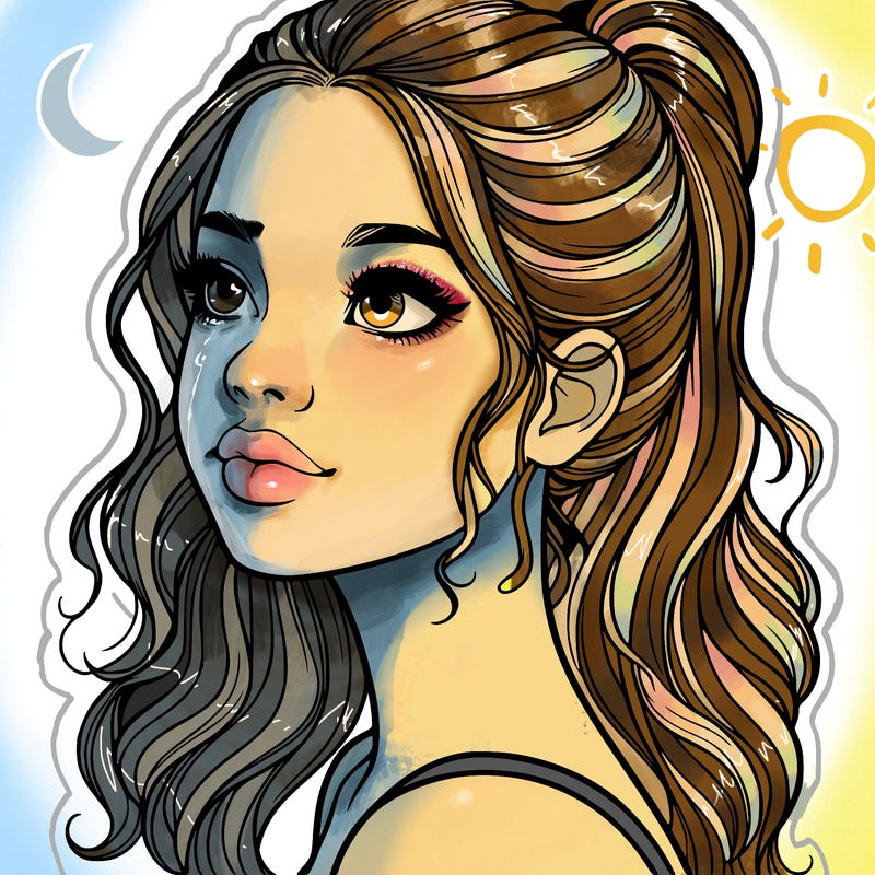 beautiful realistic girl