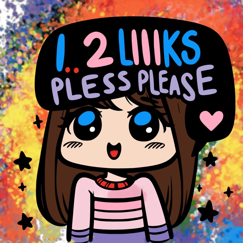 a girl  saying 20 likes please