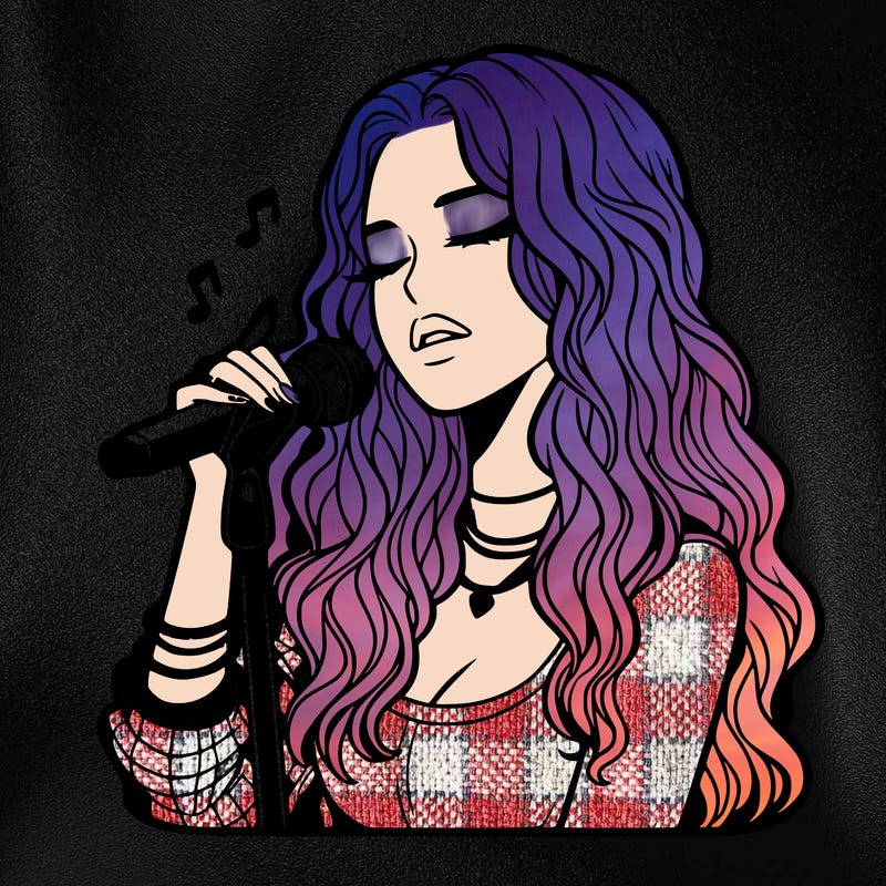 realistic female singer