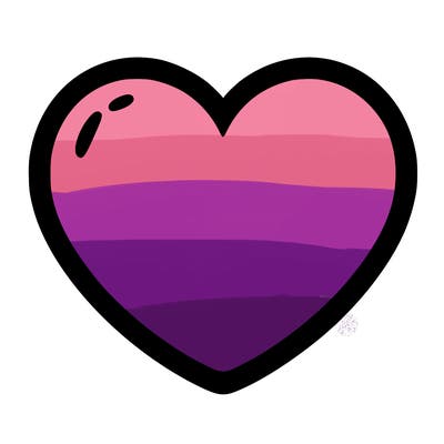 a blank heart