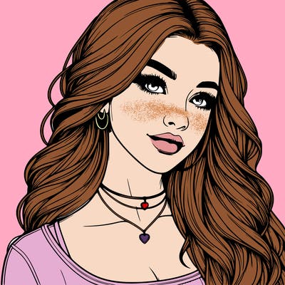 detailed realistic girl