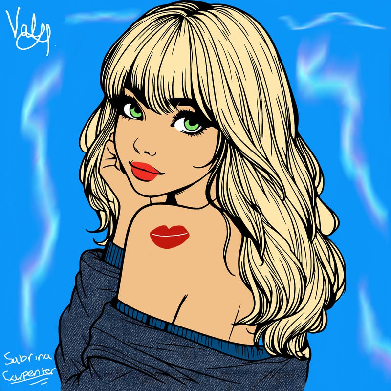 realistic girl with bangs looking over her shoulder