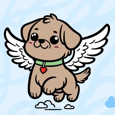 dog with wings