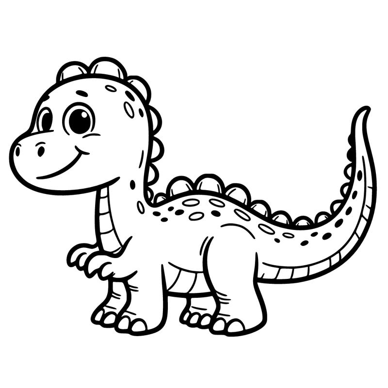 simple dinosaur