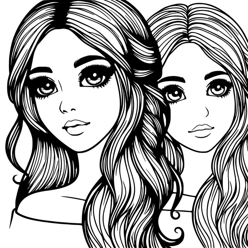 beautiful realistic girl