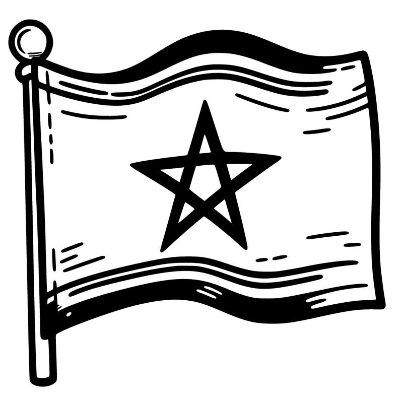 flag of morocco