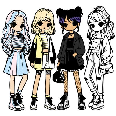 girls with fashion