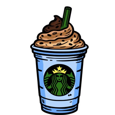 starbucks, frappuccino