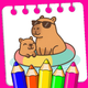 Capybara Coloring – Cute Art