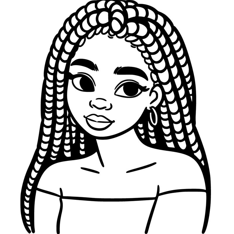 a black woman with braids