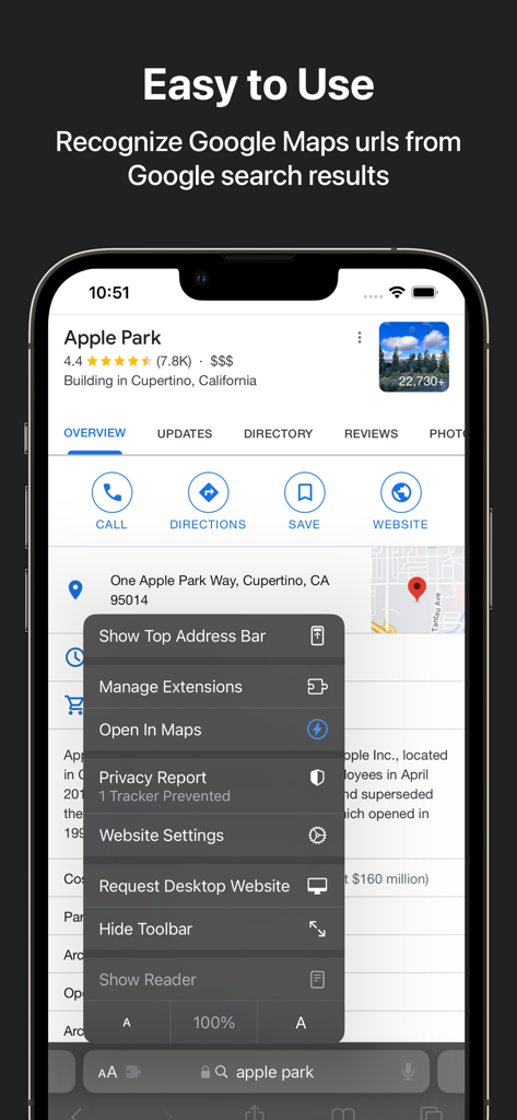 Open In Maps - Travel App | MWM