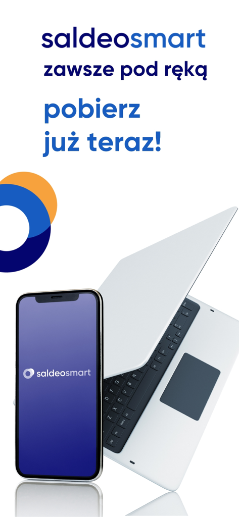 Smartphone et ordinateur portable présentant l'application commerciale SaldeoSMART pour la gestion des documents