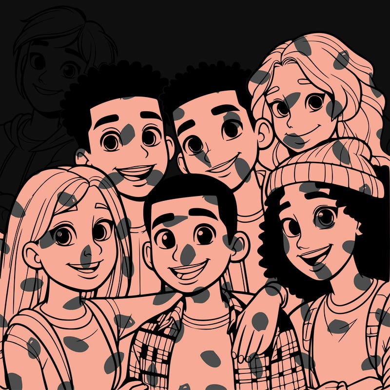 a mixed friend group