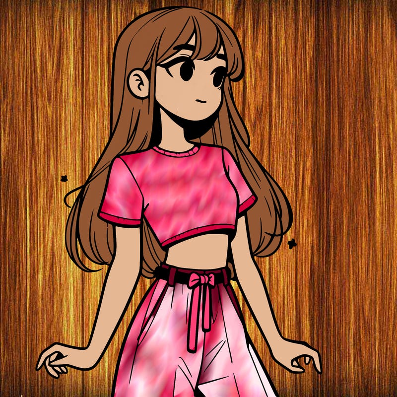 girl in a cute crop top