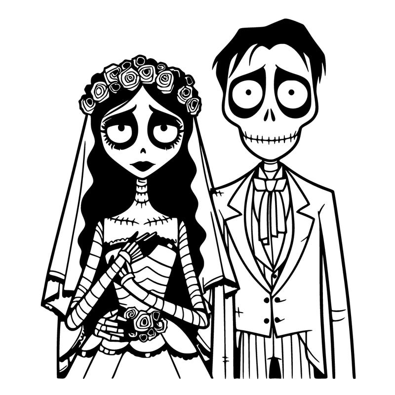 corpse bride emily and victor