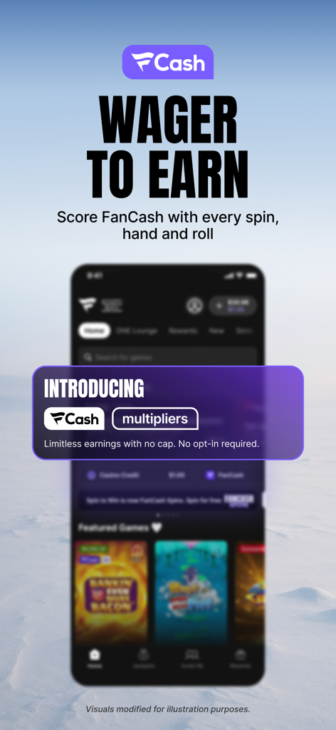 Fanatics Casino - Real Money - Fanatics Casino app promotion for the Wager to Earn FanCash rewards feature