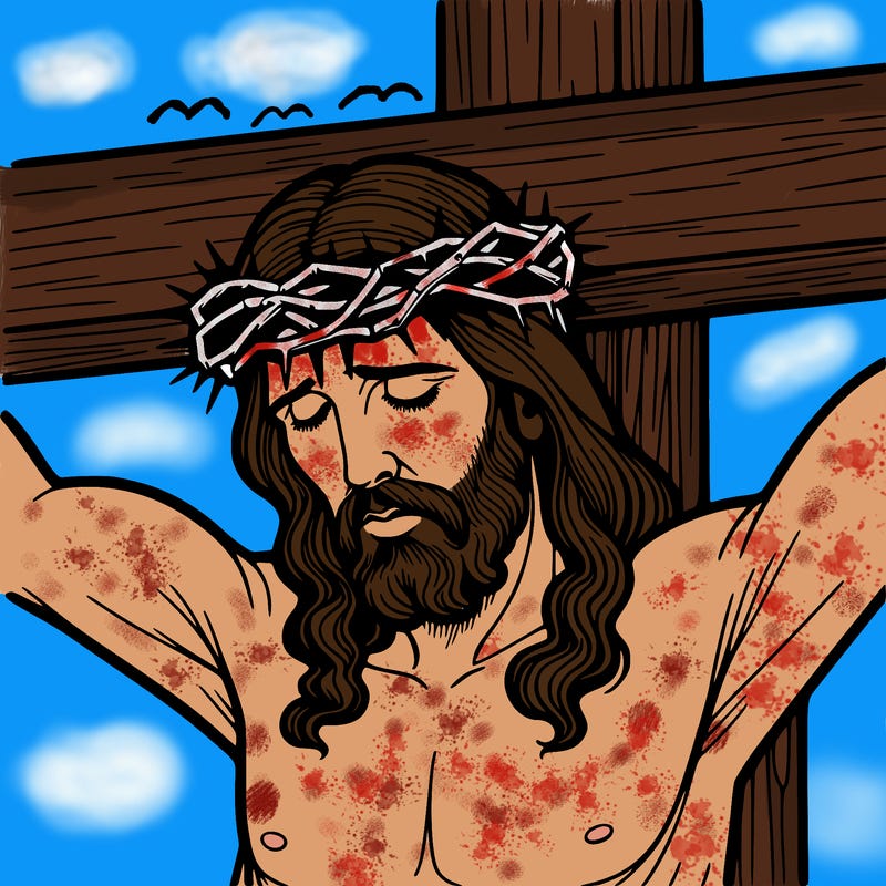 jesus on the cross