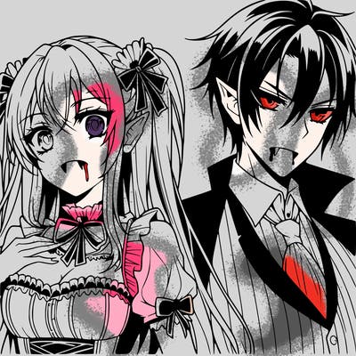 anime vampire couple