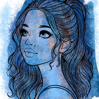 beautiful realistic girl