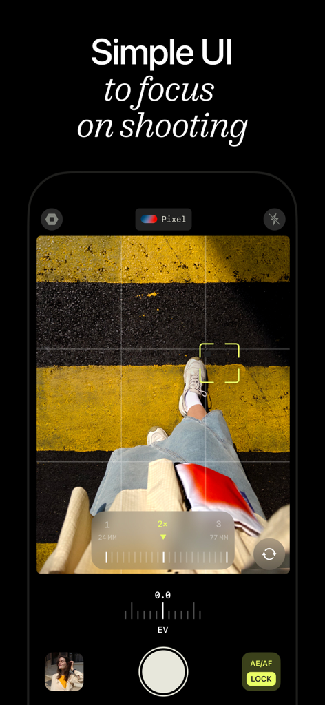 Lampa — Digital & Film Camera - Lampa app minimalist camera interface for film style photography
