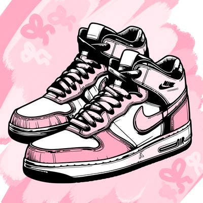 realistic nike air shoes