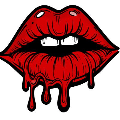 lips that look realistic and drip