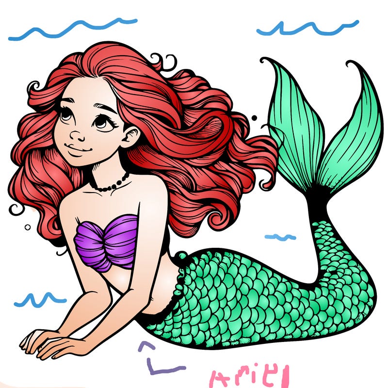 a realistic mermaid